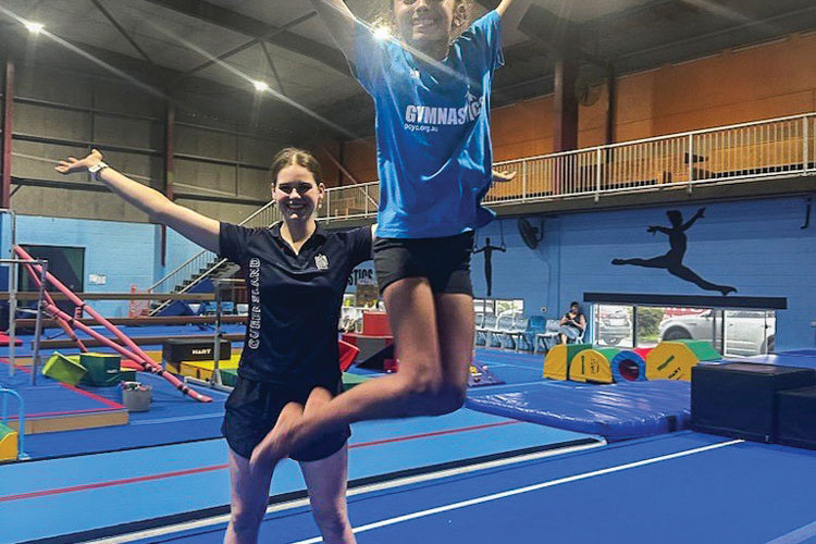 Charlotte Dineen (right) and coach Sienna Broccardo are excited that PCYC has reached 100 members. Picture: Supplied